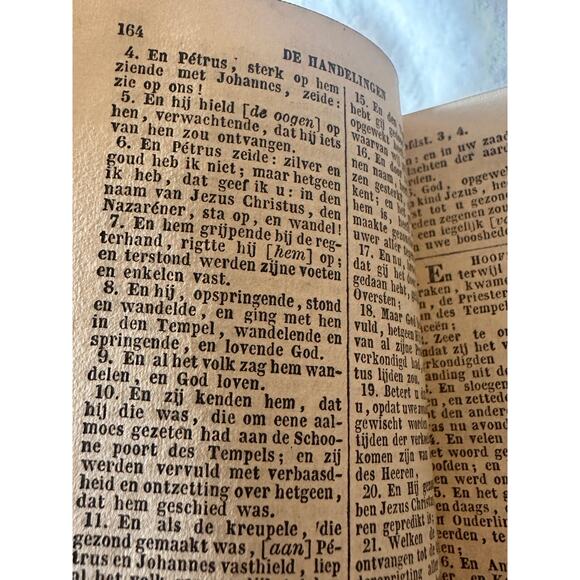 De Staten Generael Vereenighde Nederlanden 1637   Dutch antique Bible - Picture 4 of 16